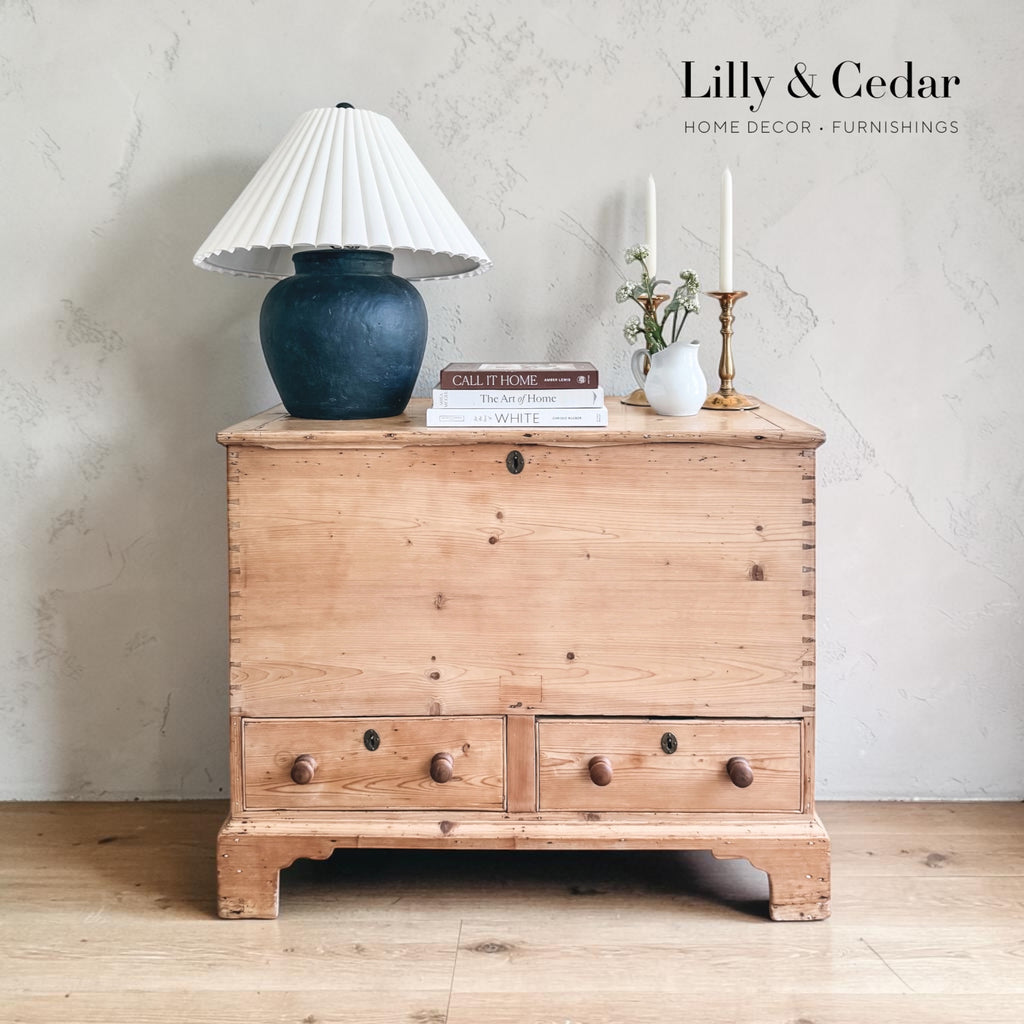 Antique Pine Mule Chest