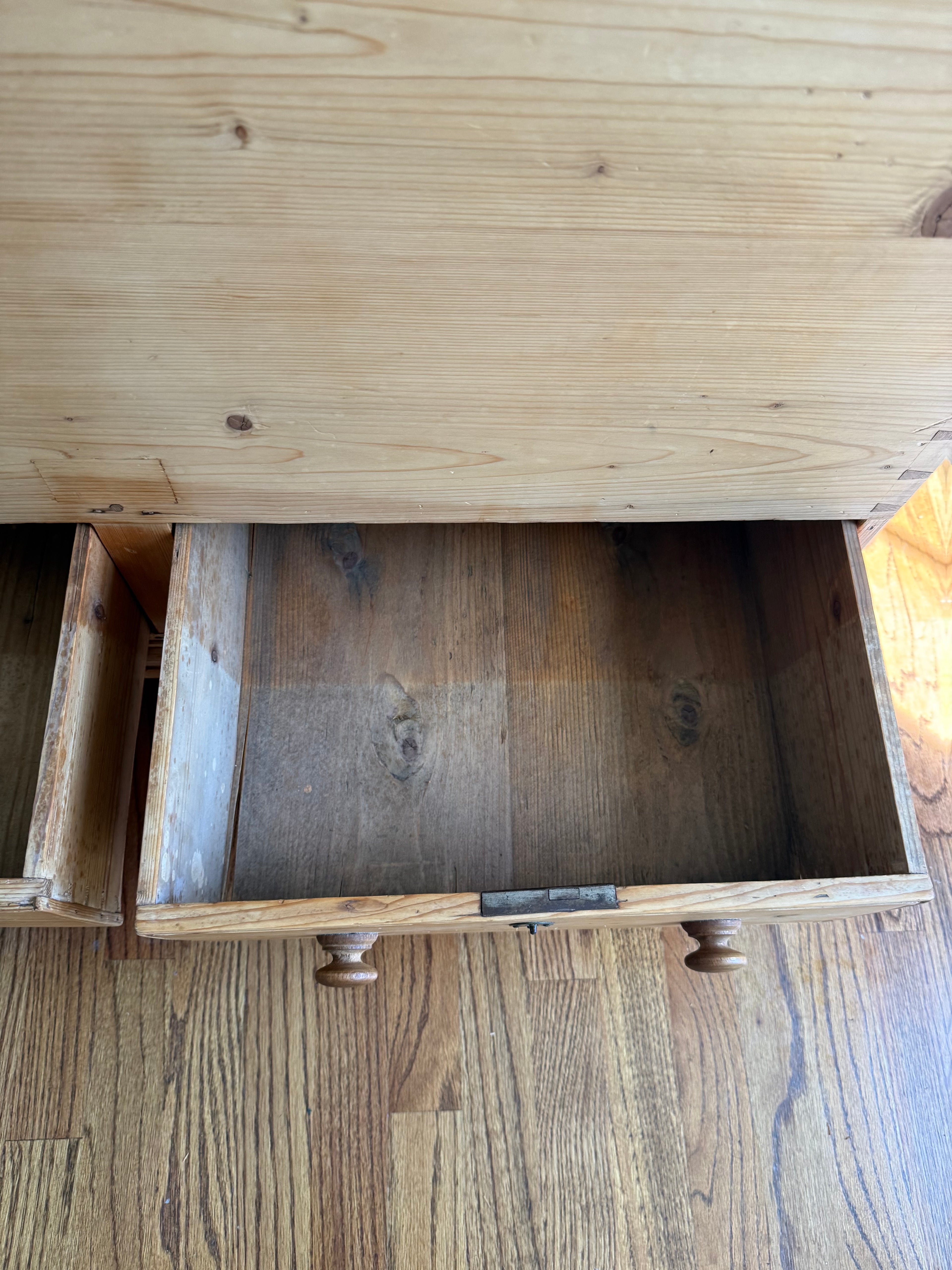 Antique Pine Mule Chest