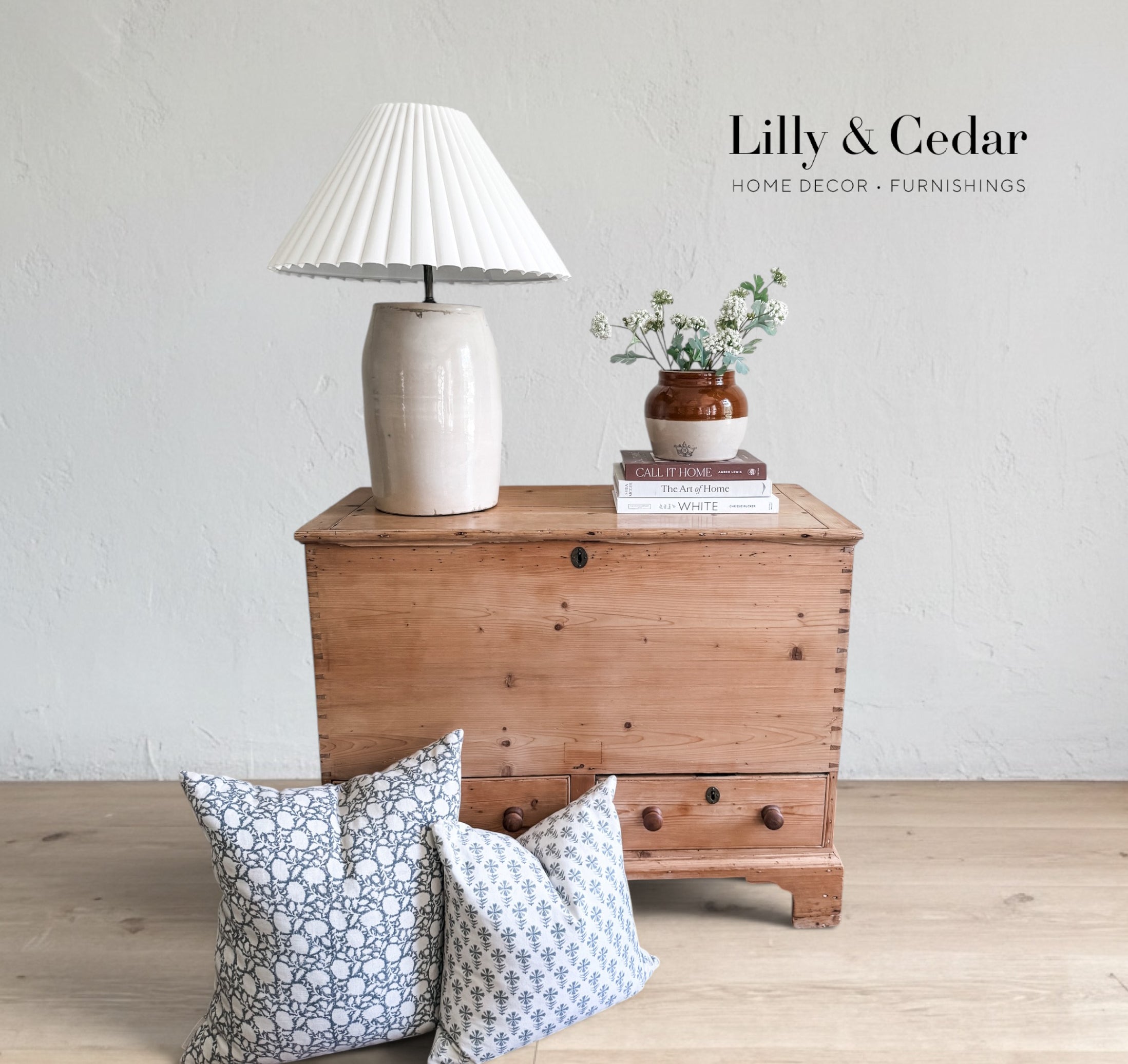 Vintage Water Filter Crock Lamp