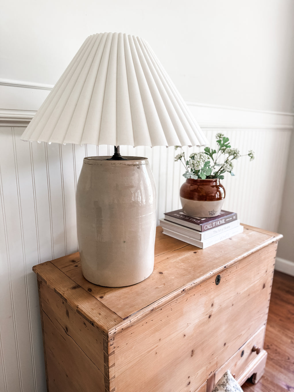 Antique Pine Mule Chest