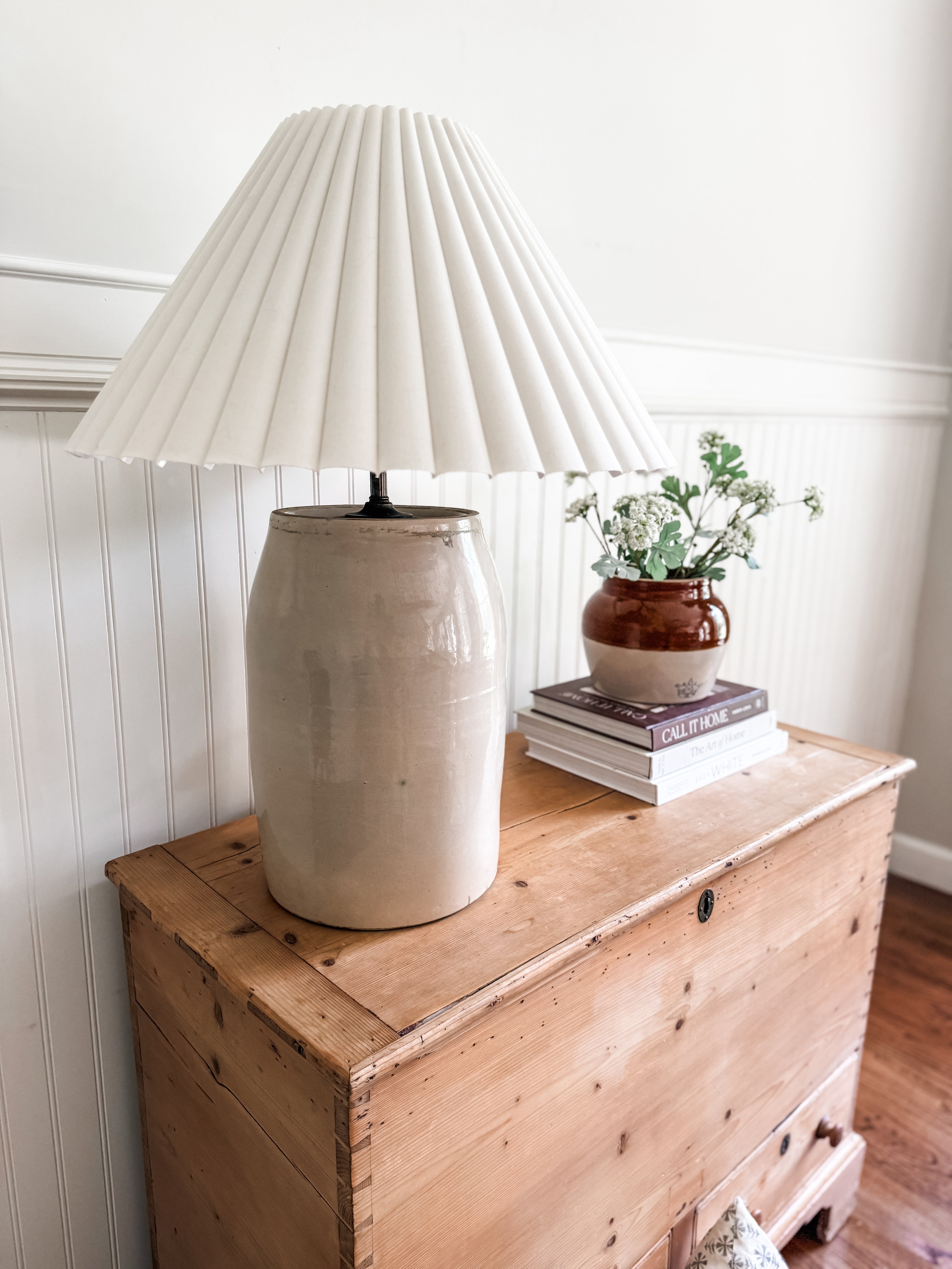 Antique Pine Mule Chest
