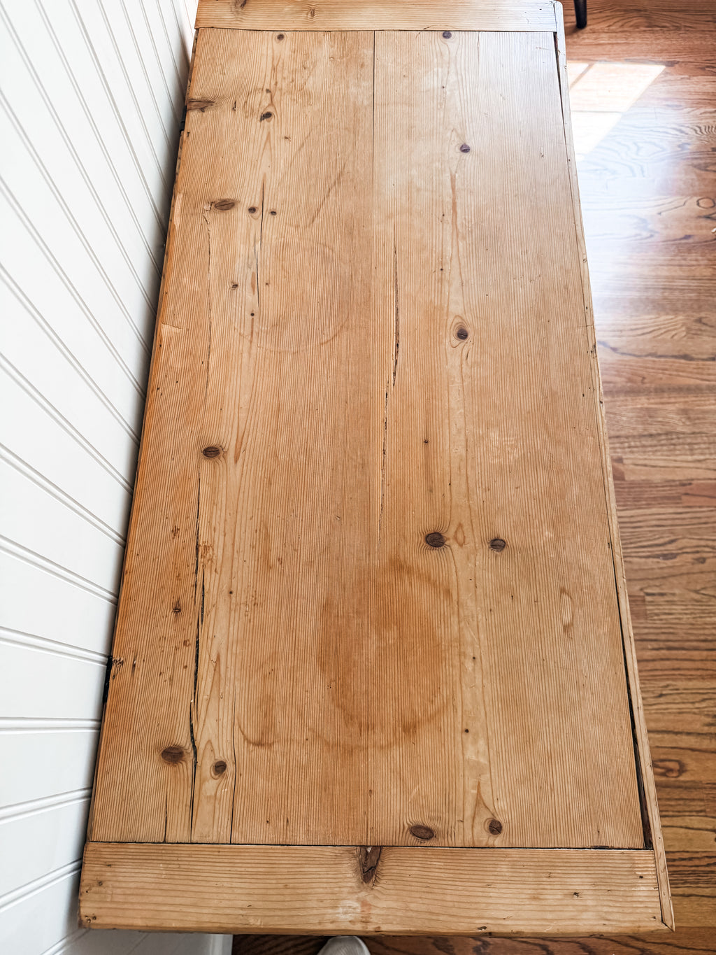 Antique Pine Mule Chest